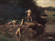 Thomas Eakins The Swiming Hole oil painting picture wholesale